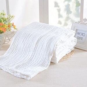 Organic Unbleached Bamboo Cotton 2-Ply Swaddle